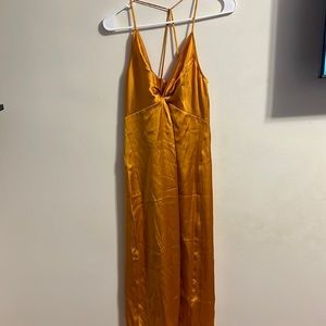 Express, size small, mustard yellow dress.